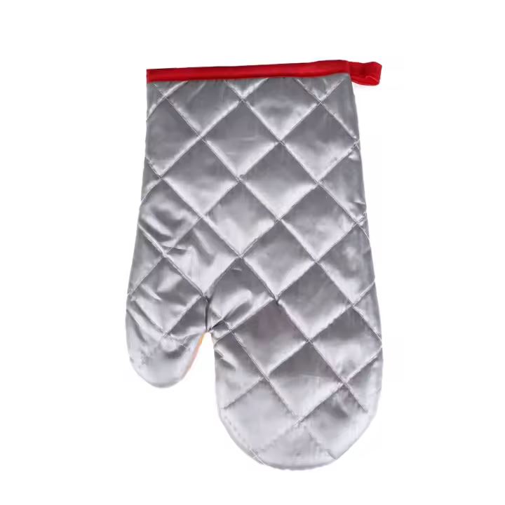 Guantes de algodón resistentes al calor, manoplas gruesas con aislamiento para microondas y horno - 1