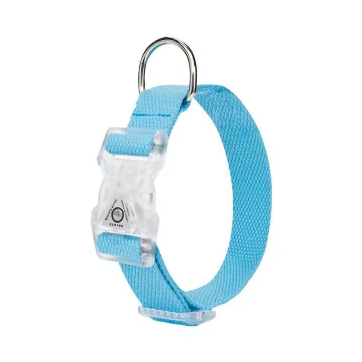 Collar LED brillante antipérdida para perros y gatos, Collar fluorescente de seguridad para mascotas, ajustable, 3 modos - 1
