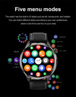 Reloj inteligente AMOLED para hombre y mujer,1.53 inch AMOLED Full circle touch screen  pulsera deportiva con llamadas bluetooth, NFC, brújula, seguimiento GPS, control del azúcar en la sangre,Professional Waterproof,compatible con Apple y Samsung 2024 - details 24