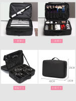 Bolsa de cosméticos portátil profesional para mujer, caja de almacenamiento de herramientas de maquillaje y arte de uñas de gran capacidad para artistas de maquillaje - details 24