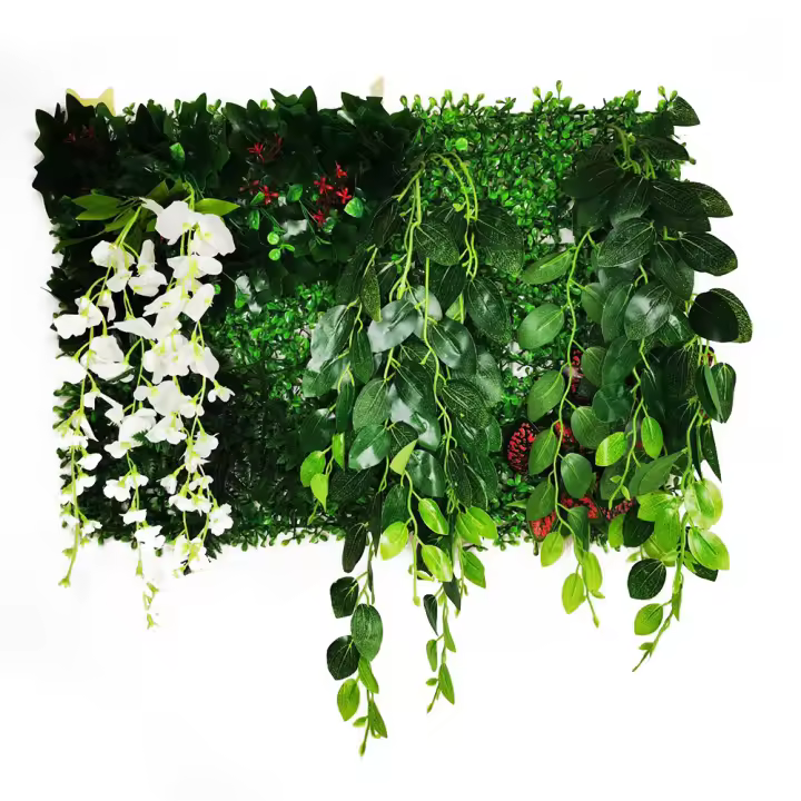 Decoración para fiesta de boda, flores artificiales, glicina, decoración de rosas, Panel colgante de pared de fondo - 1