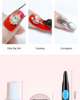 NAILCO pegamento fuerte para decoración de uñas, Gel de diamantes de imitación, herramienta de manicura UV, sin limpiar, joyería de diamantes de imitación de cristal, buena adherencia - details 1