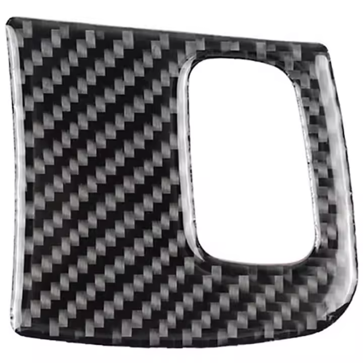 Interruptor de arranque y parada de motor de fibra de carbono, botón de encendido, cubierta de Panel, decoración embellecedora para Audi A4, B8, A5, 8T, S5, 2008-2015 - 1