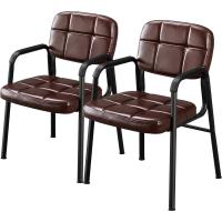 2 Sillas de Oficina Escritorio Silla de Recepción Sillón para Conferencia Sala Tapizada MAX Capacidad 135 KG Negro - details 10