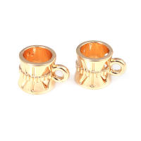 Collares de latón de Color dorado de 18K, pulseras, dijes, conectores, colgantes, cierres, cuentas, conector, suministros para fabricación de joyas, accesorios Diy- - details 12