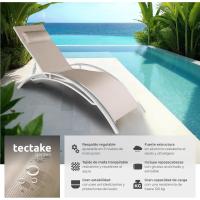 Set de 2 Tumbonas de Jardín Exterior Plegable con Reposacabezas Reclinable en 7 Posiciones - details 12