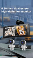 Car Baby Care Monitor HD Visión Nocturna Monitor Ajustable y Cámara Monitor Cristal Adsorbente No Ocupa Espacio - details 0