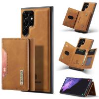 M2 para Samsung S24 funda protectora de cuero con tarjetero de succión Ultra magnética S23 Ultra dos en uno funda para teléfono móvil dividida - details 7