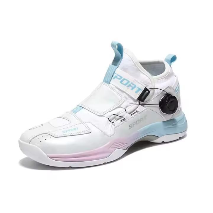Nuevo 2025 zapatos de tenis de alta calidad para hombres con hebilla de encaje rápido 36-45 zapatillas de bádminton de moda zapatos de entrenamientos deportivos - 1