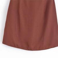 Vestido corto sexy con escote en V profundo y diseño sin espalda, estilo francés 2025, ropa de verano para mujer. - details 9