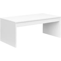 Mesa de Centro Elevable Mueble de Sala Blanco Brillante Medidas 102 cm (Ancho) x 43/52 cm (Alto) x 50 cm (Fondo) - details 6