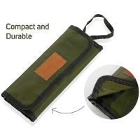 Estuche Portátil Impermeable para Cubiertos de Camping al Aire Libre Bolsa de Almacenamiento Enrollada para Tenedores Cuchara y Palillos - details 3