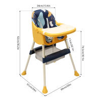 Silla alta con reposapiés para bebé, mesa de alimentación para comer, asiento elevador, 6 meses Plus - details 1