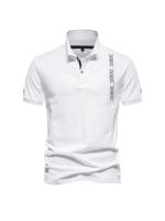 Polo de algodón 100% con logotipo bordado, transpirable y de larga duración - details 1