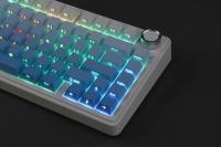 AULA-Teclado mecánico de estuctura F75, conexión trimodo con cable, Bluetooth, inalámbrico, para juegos - details 15