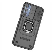 Funda protectora de cámara deslizante para Samsung GALAXY M34 5G, carcasa trasera con soporte de anillo magnético, 2023 M, 34 - details 2