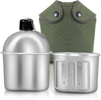 Juego de Ollas de Cocina Militar BOPORO de Aleación de Aluminio con Peso de Funda de Hierro Fundido para Camping al Aire Libre Universal - details 0