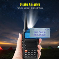 Radio de Paseo Retevis RA685 Carga USB Tipo C Alcance de 1KM-3KM No Impermeable Banda Doble UHF VHF - details 6