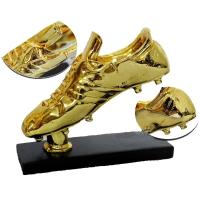 Trofeo de Zapatos de Resina Dorada Recuerdo de Partida de Fútbol Decoración de Oficina Ligera - details 8