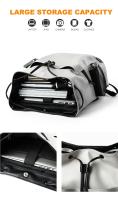 Mochila de cuero para hombre, mochila vintage para ordenador portátil de 15,6 pulgadas, mochila de viaje duradera impermeable, mochila de cuero universitaria - details 25