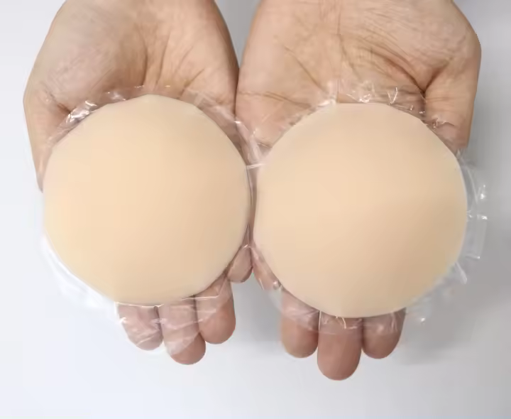 Cubierta de silicona opaca reutilizable para pezones, empanadas invisibles autoadhesivas para senos, sujetador adhesivo Invisible, pegatinas para el pecho, cinta para senos - 1