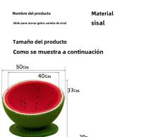 Rascador para Gatos en Forma de Sandía con Cama y Juguete - Árbol para Gatos Todo en Uno, de Gran Tamaño y Uso para Todas las Estaciones - details 8