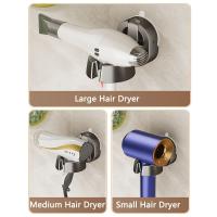 Estante de almacenamiento para secador de pelo con ventosa, soporte para secador de pelo resistente desmontable, soporte para alisador de secador de pelo sin perforaciones a prueba de herrumbre - details 6