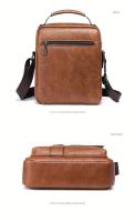 Bolso Cruzado de Cuero PU para Hombres Tamaño 9.7