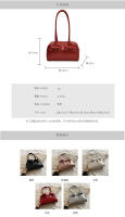 Verano nueva bolsa de mujer arco debajo del brazo bolsa nicho estilo ballet gran capacidad bolso de bolos de hombro - details 25