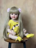 BZDOLL-Muñeca Reborn realista de silicona suave de cuerpo completo para niña, juguete de casa de juegos, regalo de cumpleaños, 55CM, 22 pulgadas - details 6