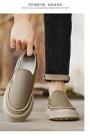 Zapatos de Lona para Hombres 2025 Nuevos Zapatillas Negras Versátiles de Moda - details 3