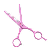Tijeras profesionales de acero inoxidable para peluquería, juego de corte de pelo de 5,5 pulgadas, color rosa, Z1013 - details 3