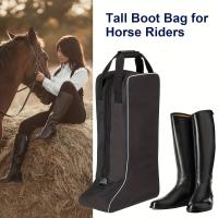 Botas Equestres Largas Especiales de Tela Oxford de Alta Densidad con Bolsa de Transporte para Viaje - details 1
