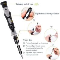 Juego de destornilladores de precisión Mini aislados, juego de destornilladores electrónicos antideslizantes profesionales, herramienta de reparación de alta resistencia - details 11