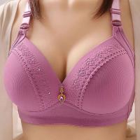 Elegante cobertura total de talla grande sin bucles, con efecto de peinado y levantamiento, muy adecuado para el uso diario, sujetador de lactancia - details 18