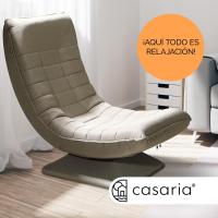 Suelo Plegable Tapizado Crema 60x105x87cm - details 1