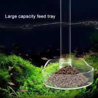 Alimentador de peces de acuario acrílico, tubo transparente, multifuncional, gran capacidad, dispensador de alimentos para acuario, tanque de camarones - details 2