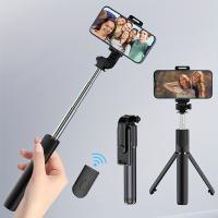 Varita de Selfie Portátil para Viajes, Soporte Antivibración de Tres Patas, Capaz de Grabar Transmisiones en Vivo Inalámbricas con la Mano, con Control Remoto, Giratoria 360 Grados, Poste de Selfie Multifuncional para Teléfono Móvil - details 4