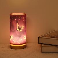 Lámpara de mesa pequeña Mesita de noche LED cálida Mariposa Luz nocturna creativa - details 4