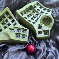 Kit de teclado personalizado inalámbrico/Bluetooth con teclas intercambiables MX, teclado separado MK2 Charybdis con ratón óptico integrado - details 6