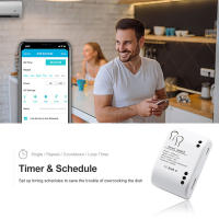 Interruptor inalámbrico con Control remoto inteligente, disyuntor de relé Wifi de 1 canal, 12V, 24V, 7-32V, CA 220V, 85-250V, 2200W, 10A - details 13