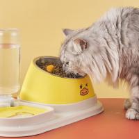 Cuenco para gato 3 en 1 antiasfixia, protección para el cuello desmontable, bebedero para perro y gato, alimentador de gran capacidad, cuenco antideslizante para comida para perros y gatos - details 9