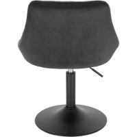 Taburete de Bar de Terciopelo Alto Regulable en Altura Diseño Giratorio para Peluquería - details 47