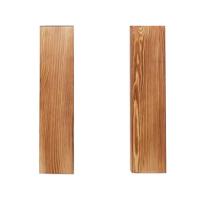 Paquete de 2 maceteros de pared de madera, macetero colgante de madera para flores secas y plantas verdes artificiales, florero de bolsillo de madera - details 0