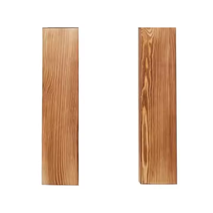 Paquete de 2 maceteros de pared de madera, macetero colgante de madera para flores secas y plantas verdes artificiales, florero de bolsillo de madera - 1