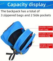 Mochila ligera para deportes al aire libre de 20L con visión nocturna reflectante, correas ajustables, comodidad transpirable - Ideal para ciclismo, senderismo, camping, trekking y viajes, mochila para viajes - details 6