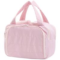 Nueva bolsa de aseo de viaje con asa, bolsa de maquillaje ligera y esponjosa, bolsa de almacenamiento de gran capacidad dividida para exteriores - details 7