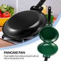 Sartén antiadherente plegable de doble cara, herramienta de cocina estable y duradera para barbacoa, hogar - details 5