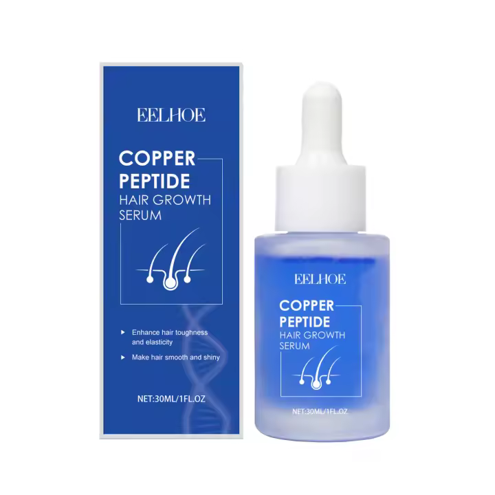 La esencia del cuidado de péptidos de cobre azul nutre el cabello rizado, suaviza, ilumina e hidrata el aceite esencial para el cabello. - 1