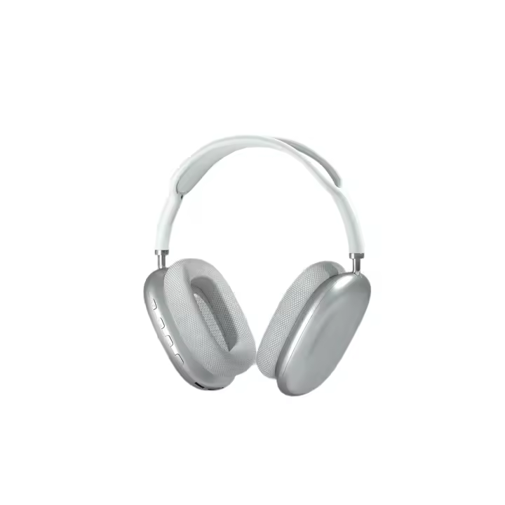 Auriculares inalámbricos Bluetooth con sonido de alta fidelidad Auriculares supraaurales Diadema Batería de larga duración Auriculares ajustables y giratorios Almohadillas de espuma viscoelástica Tapones metálicos para los auriculares Cancelación de ruido - 1